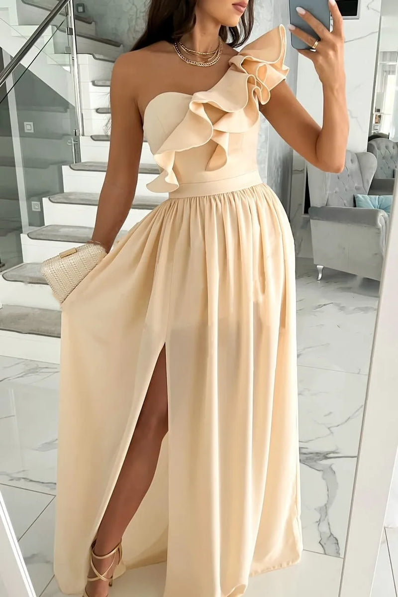 Vestido Sem Mangas Elegante